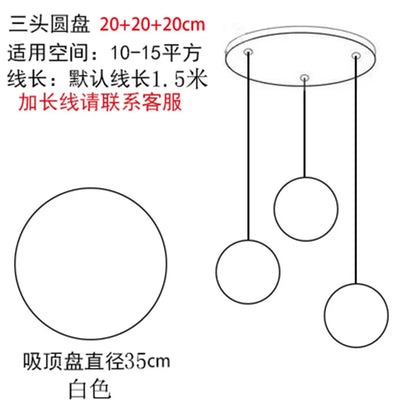 DecorBites™ Gold Glass Ball LED Pendant Light for Bedroom, Living Room - Modern Art Hanging Lamp