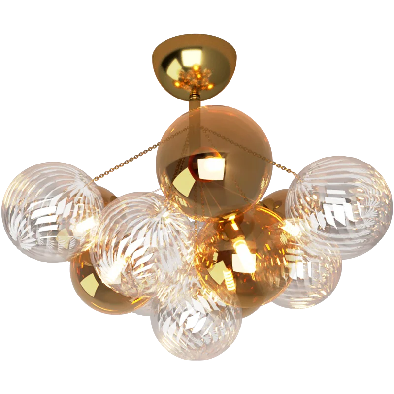 DecorBites™ Cartoon Bubble Ball Chandelier for Kids' Room, Restaurant, Study - Modern & Creative