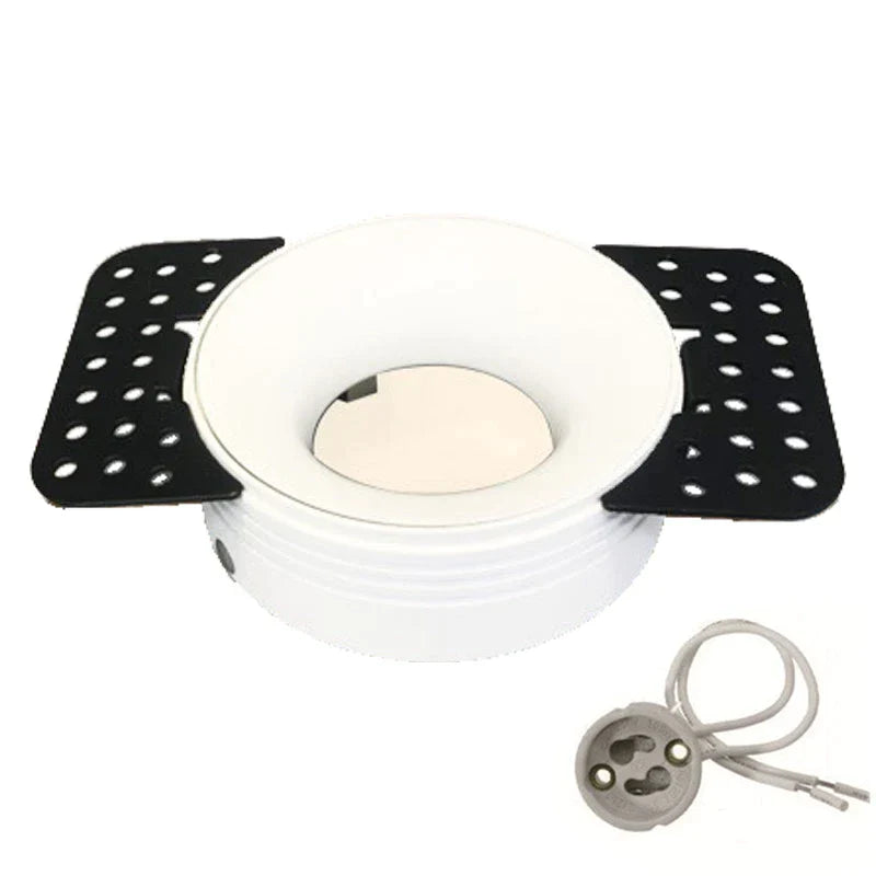 DecorBites™ LED Round Recessed Ceiling Mount Downlight - MR16/GU10 Lamp Socket Holder Fixture