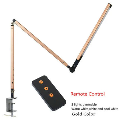 DecorBites™ Clip LED Desk Lamp with Touch Dimmer for Office and Reading