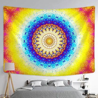 Decobites Indian Mandala Tapestry Boho Wall Hanging Sleeping Pad Beach Throw Rug