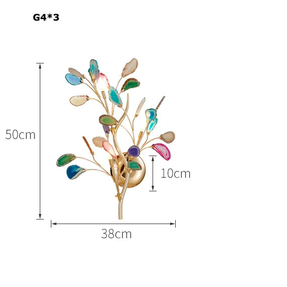 DecorBites™ Agate Designer LED Chandelier for Dining & Foyer Room