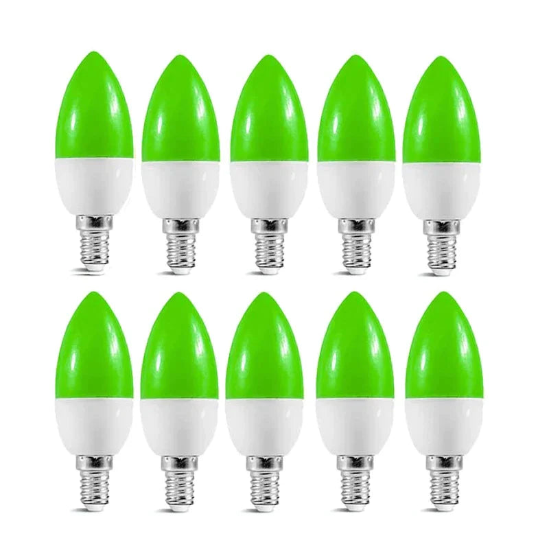Decorbites™ LED-Birnenleuchte E14 3W RGB Bunte Kerzenleuchte 5 Farben SMD Taschenlampenbirne