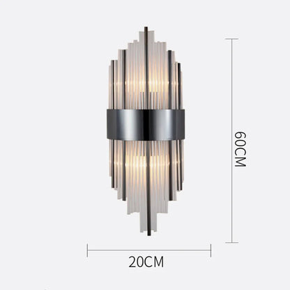 DecorBites™ Crystal Wall Lamp for Modern Light Luxury Living Room, Bedroom, and Dining Area