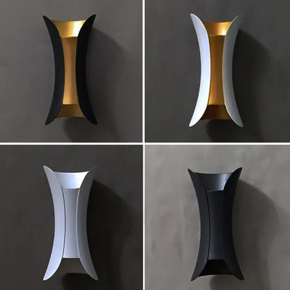 Aplique de pared LED impermeable DecorBites™ de 10 W, moderno y lujoso, para interiores y exteriores.