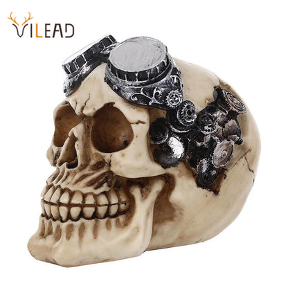 ديكور سطح مكتب ميكانيكي على شكل جمجمة حيوانية من DecorBites™ لأجواء البار