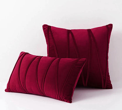 DecorBites™ Knit Short Wool Velvet Plush Pillowcase for Sofa Couch Bedroom