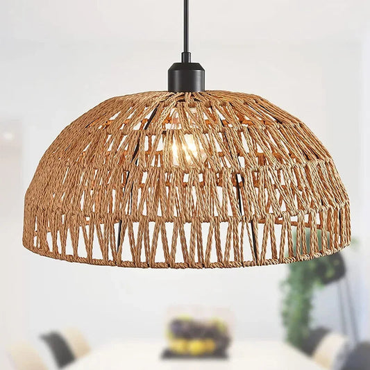 Hemp Rope Chandelier - Japanese Style