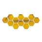 Hexagon Acrylic Mirror Wall Stickers