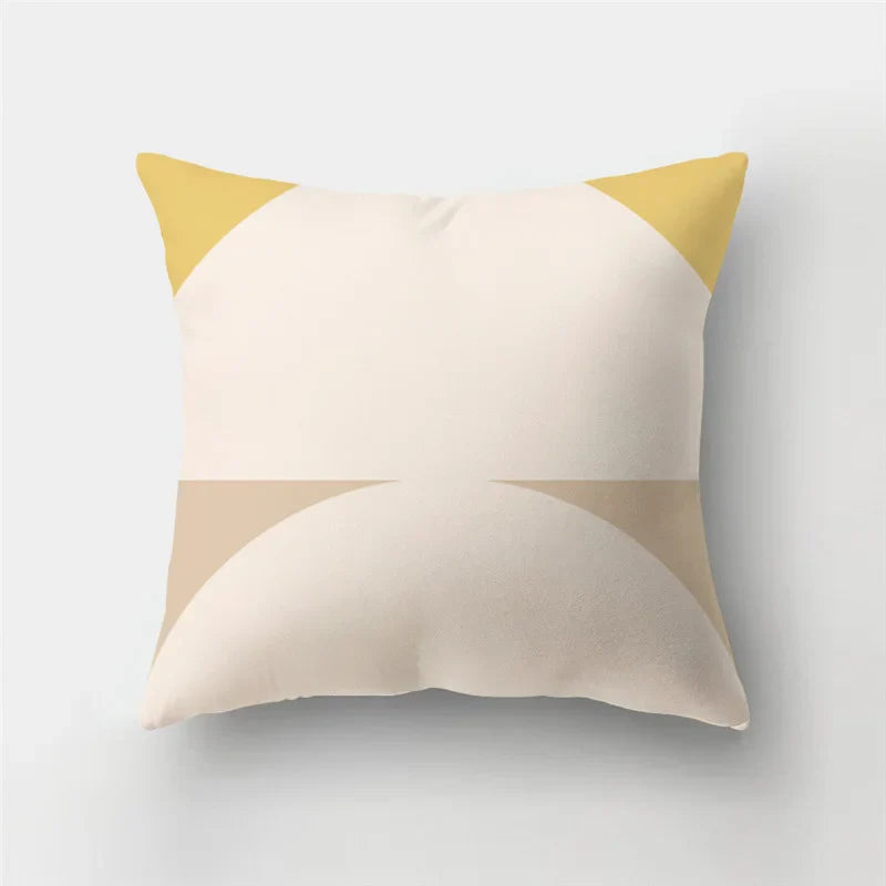 Funda de almohada DecorBites™ con diseño de rayas geométricas | Funda de cojín para sofá