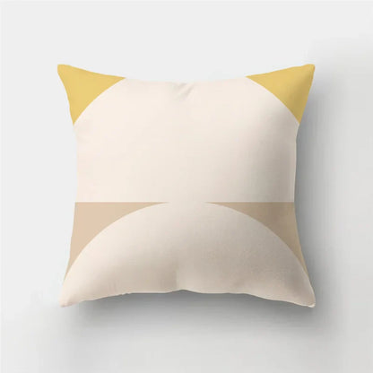 Funda de almohada DecorBites™ con diseño de rayas geométricas | Funda de cojín para sofá