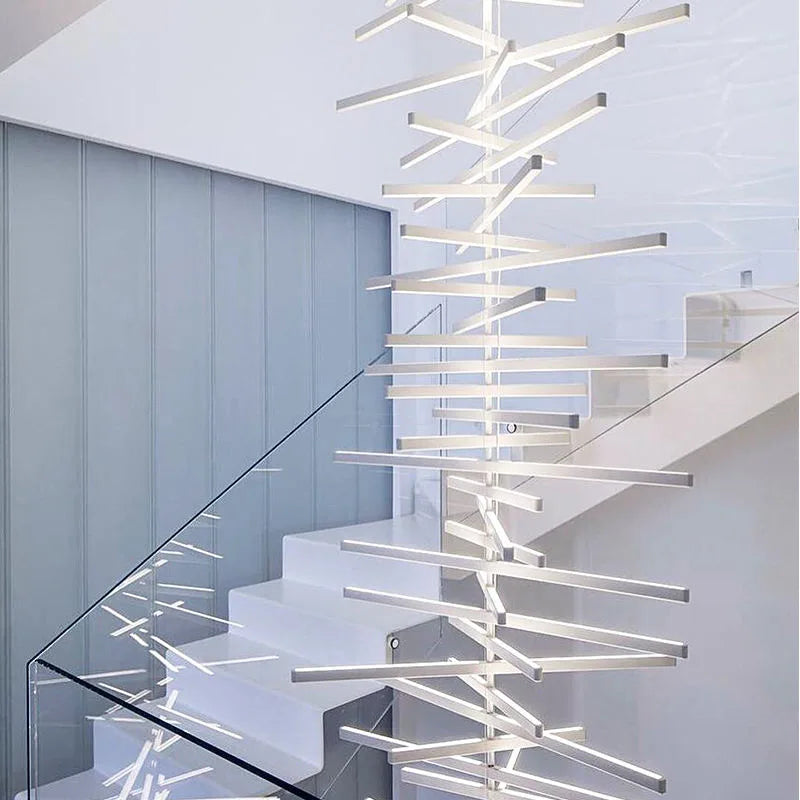 DecorBites™ LED Chandelier: Modern Art Pendant Light for Living/Dining Room, Office, Bar