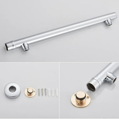 مجموعة رأس دش DecorBites™ مربعة الشكل مقاس 10 بوصات مع خرطوم من الفولاذ المقاوم للصدأ