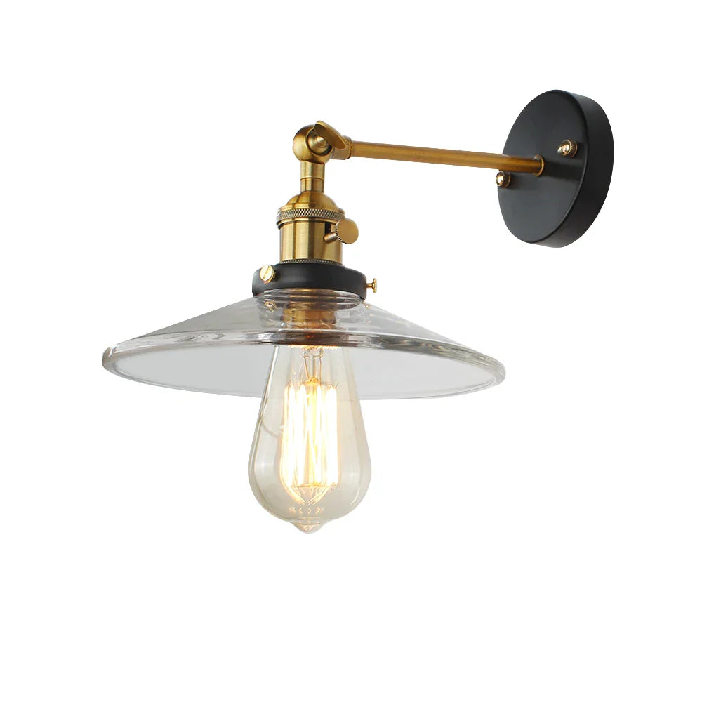 Glass Retro Wall Lamp