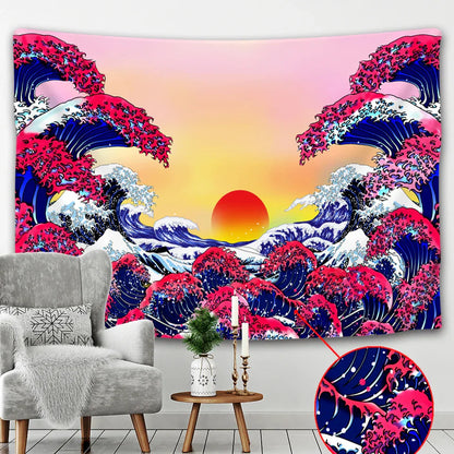 DecorBites™ Beach Scenery Tapestry - Bohemian Home Decor Wall Mat for Bedroom
