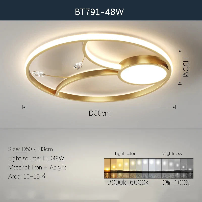 Decorbites™ LED-Kronleuchter: Stilvolle Innenbeleuchtung für Schlafzimmer, Wohnzimmer, Esszimmer