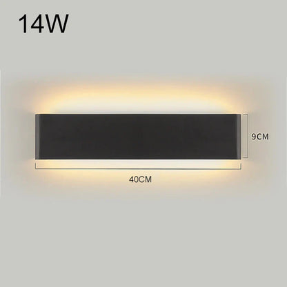 DecorBites™ LED Aluminum Mirror Light Wall Lamp for Corridor, Bedside, Bathroom - Nordic Modern Design