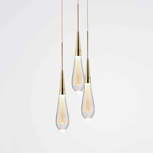 Lámparas colgantes LED de cristal DecorBites™ para restaurantes, bares y escaleras