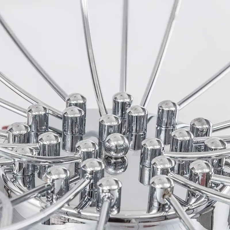 DecorBites™ Chrome Metal LED Chandelier - Nordic Design Home Lighting for Living Room, Bedroom, Kitchen