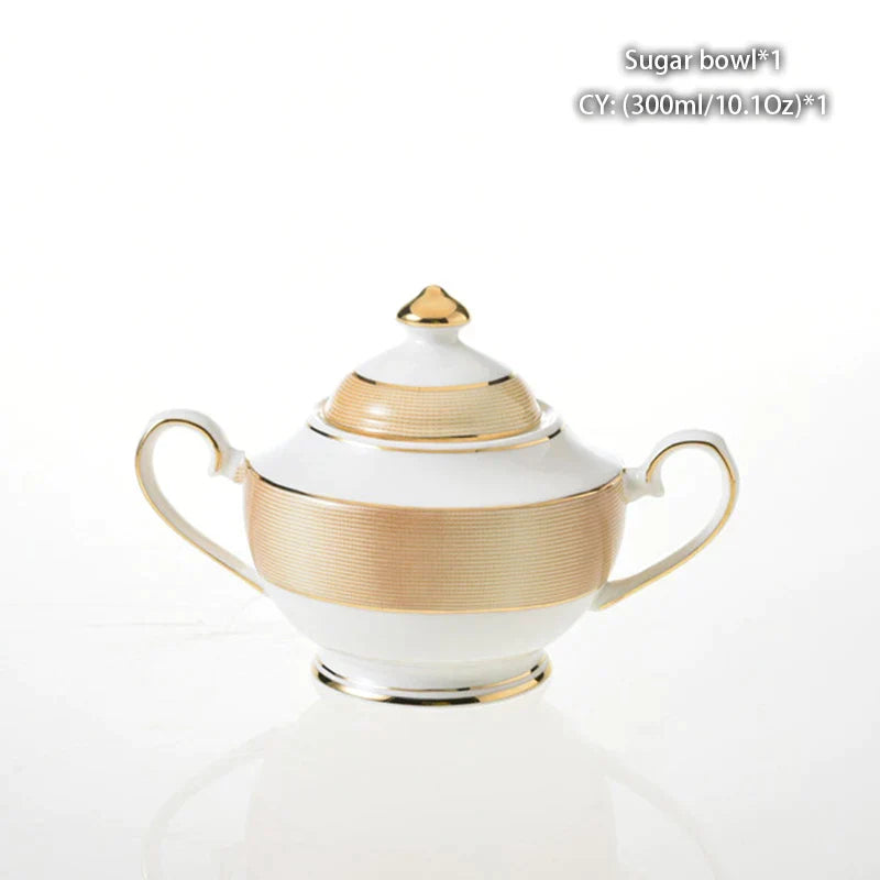 Juego de azucarero y cremera DecorBites™ de porcelana fina