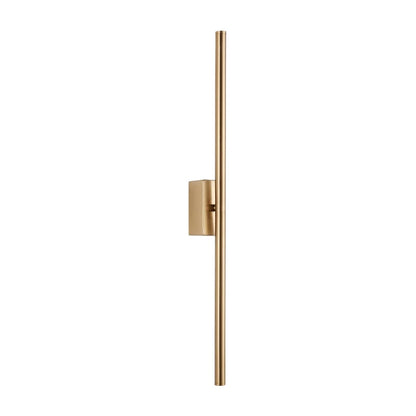 DecorBites™ LED Metal Tube Wall Lamp Modern Black Gold Decor Sconce for Bedroom Foyer Bathroom