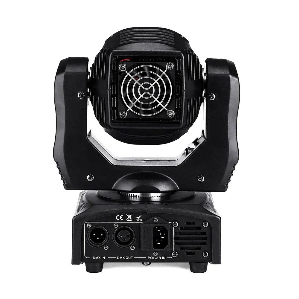 DecorBites™ 75W LED Spot Moving Head DJ Beam Light with Gobo & Color Wheel
