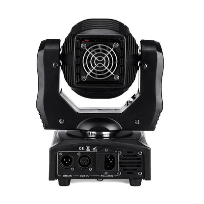 DecorBites™ 75W LED Spot Moving Head DJ Beam Light with Gobo & Color Wheel