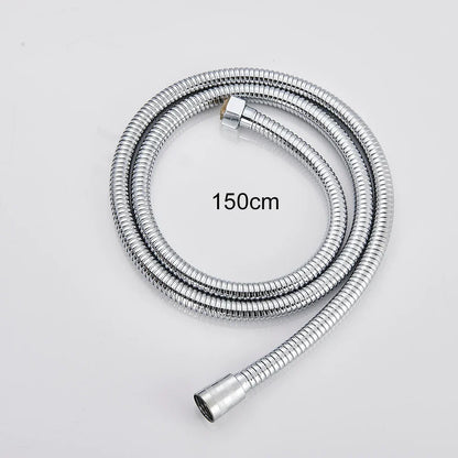 DecorBites™ Black ABS Handshower Head with 150cm Stainless Hose - Wall Mounted Faucet Accessory
