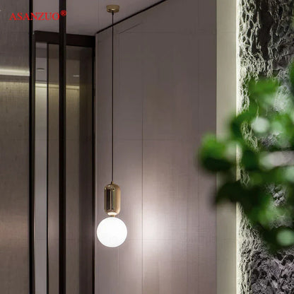 Lámpara colgante de noche LED con forma de bola de cristal DecorBites™