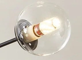 DecorBites™ Gold Branch LED Chandelier for Modern Living Room Decor