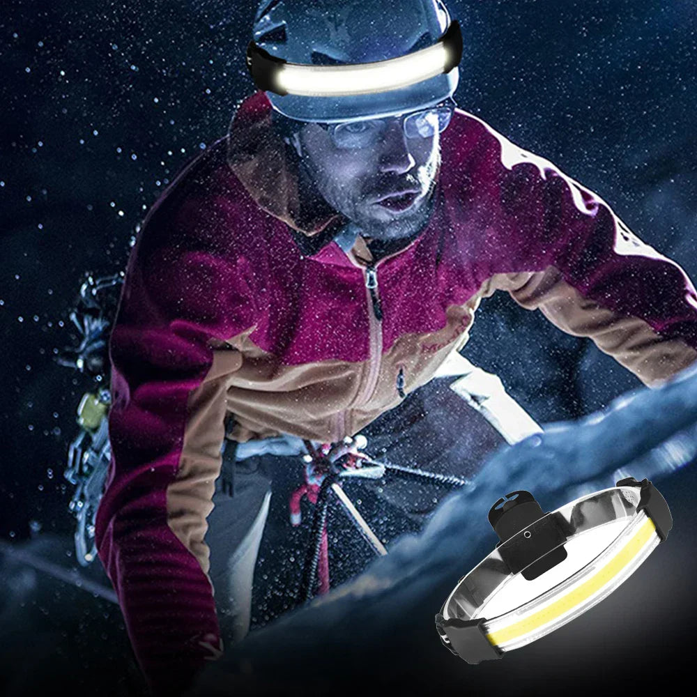 DecorBites™ COB LED Sensor Headlamp Waterproof Work Light - 3 Modes