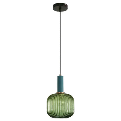 Lámparas colgantes de cristal con forma de calabaza verde DecorBites™ para isla de cocina, restaurante, dormitorio - Combinación DIYStringBuilder.limit(180).toString()