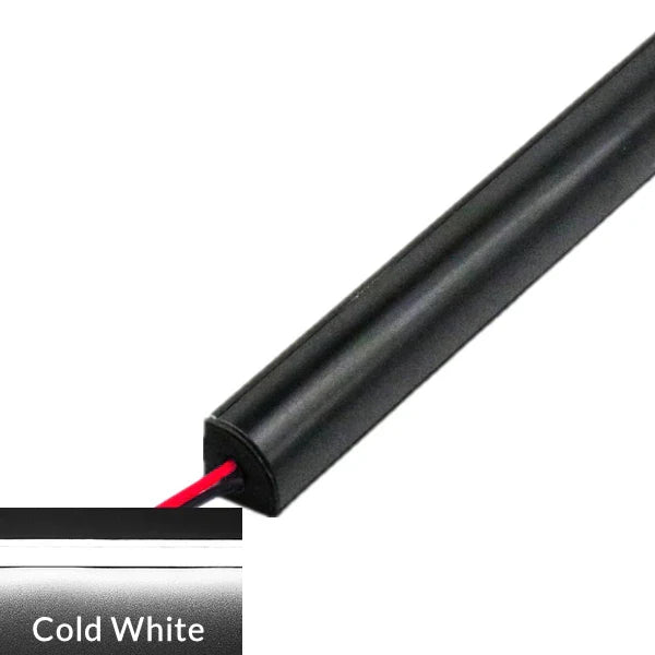 Decorbites™ LED Schwarz V-Typ Rohrenleuchte, SMD2835 Leiste mit Milchigem Abdeckung Linearprofil