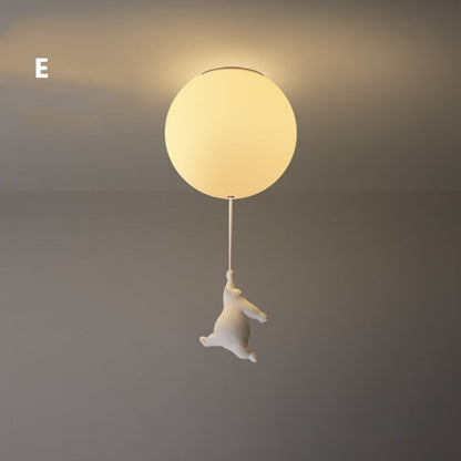 Ruben - Bear Nursery Ceiling Light Childrens Lighting
