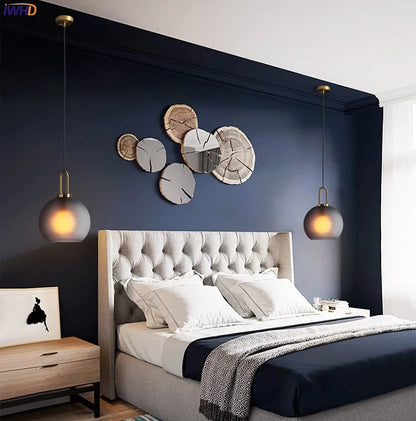 Lámpara colgante LED DecorBites™ con bola de cristal: Lámparas colgantes modernas para el hogar, restaurantes y cafeterías.