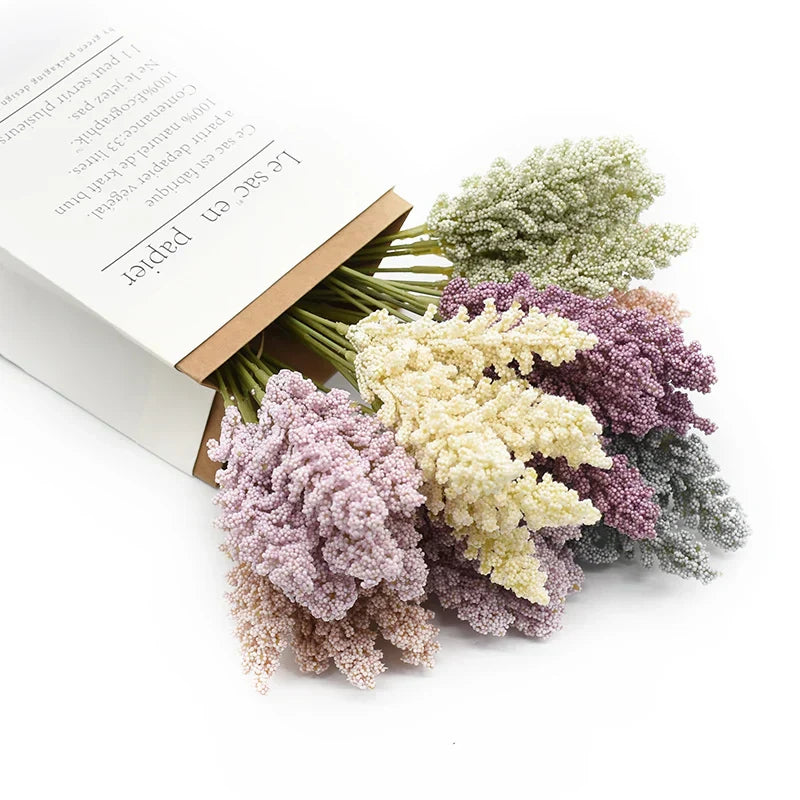 DecorBites™ Lavender Artificial Flowers for Home Decor, Wedding, Christmas, DIY Vases