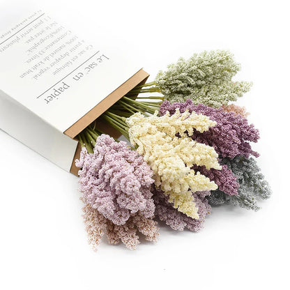 DecorBites™ Lavender Artificial Flowers for Home Decor, Wedding, Christmas, DIY Vases