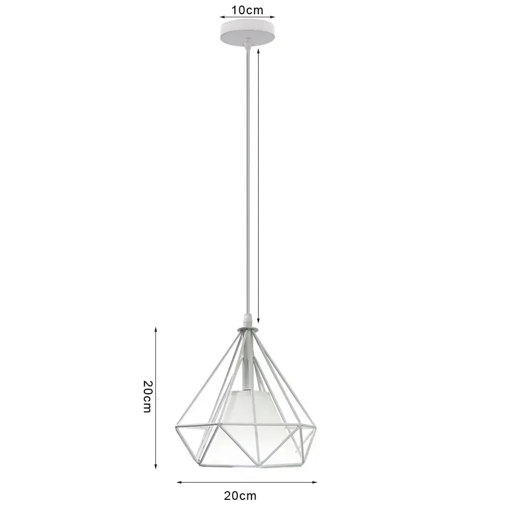 DecorBites™ Industrial Pendant Lights: Modern LED Hanging Lamps for Home Living Room Kitchen Decor