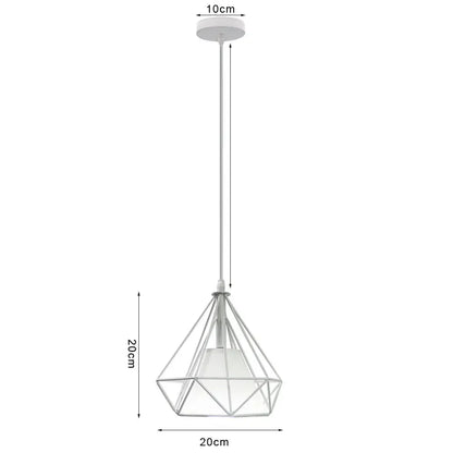 DecorBites™ Industrial Pendant Lights: Modern LED Hanging Lamps for Home Living Room Kitchen Decor