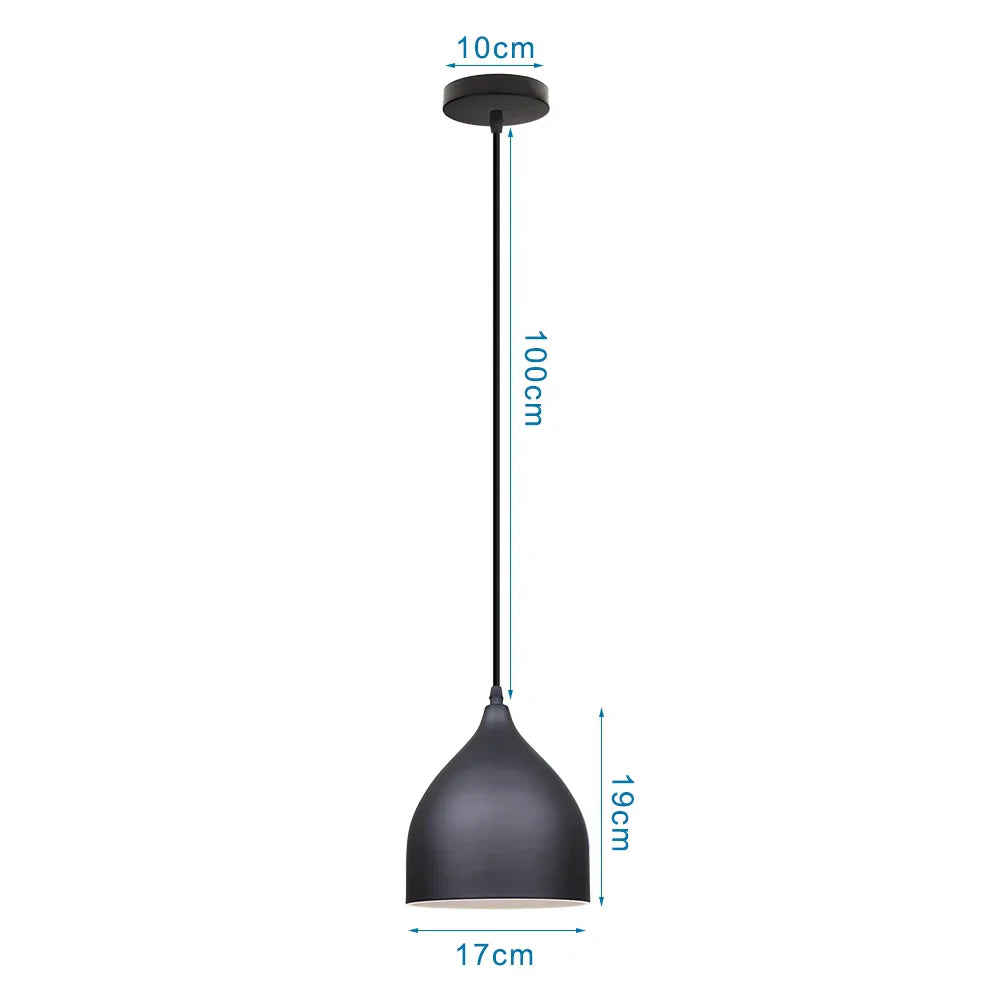 DecorBites™ Industrial Aluminium Pendant Lights Chandelier for Home Living Room Kitchen Bedroom