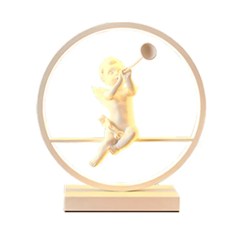 DecorBites™ Dimmable Angel Table Lamp for Dream Bedroom Decor & Warm LED Lighting