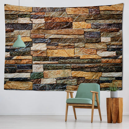 Decobites Wood Plank Texture Pattern Tapestry | Big Art Wall Hanging for Home Decor