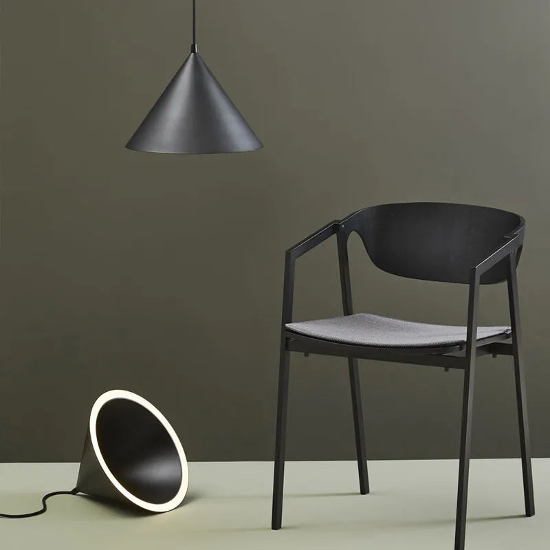 DecorBites™ Annular Cone Pendant Lamp: Minimalist Nordic Design for Living Room, Restaurant, Bar