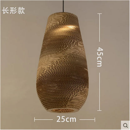 DecorBites™ Chinese Paper Honeycomb Pendant Lights Cardboard Personalized Home Decor Luminaire