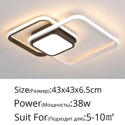 DecorBites™ LED Chandelier: Modern Dimmable Light for Living Room, Kitchen, and Aisle