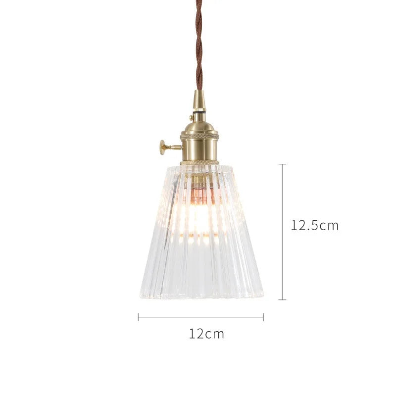 Lámparas Colgantes de Vidrio Decorbites™: Estilo Nórdico Japonés, Lámpara LED Industrial Vintage para Hogar, Bar, Café