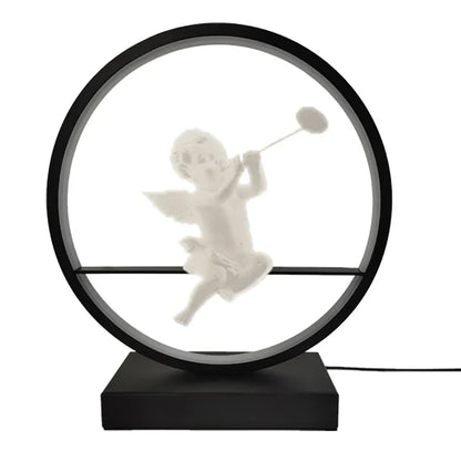 DecorBites™ Dimmable Angel Table Lamp for Dream Bedroom Decor & Warm LED Lighting