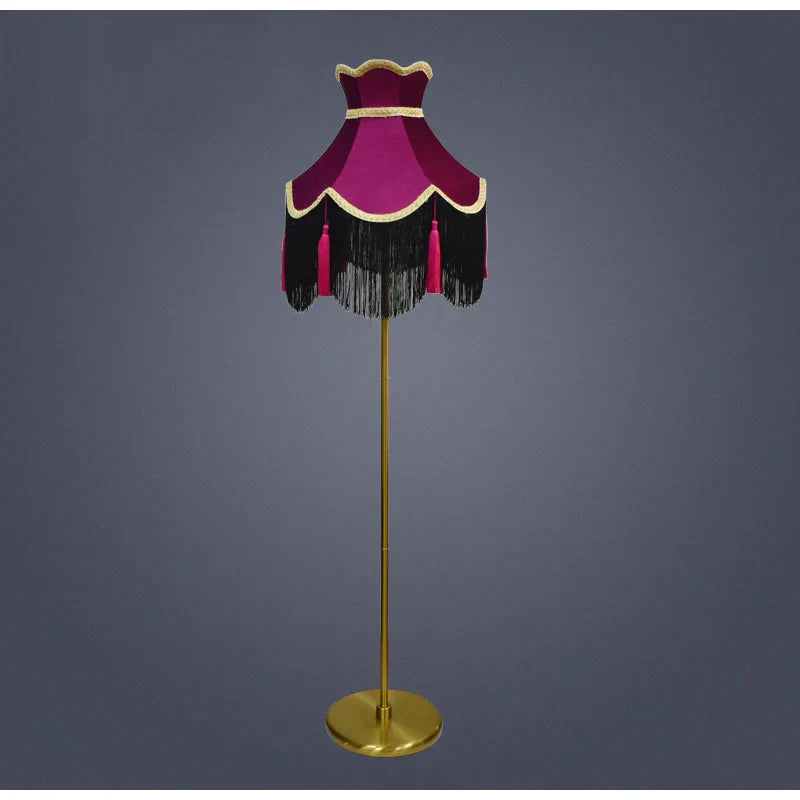 DecorBites™ Burgundy Wine Red Fabric Lampshade for Table, Floor & Pendant Light