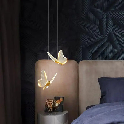 DecorBites™ Butterfly LED Hanging Lamp: Modern Luxury Pendant Light for Bedroom, Living Room & Restaurant