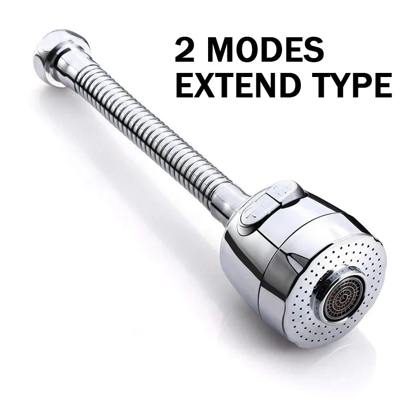 DecorBites™ Kitchen Faucet Aerator: 360 Degree Swivel, 2 Modes, Water Saving Nozzle